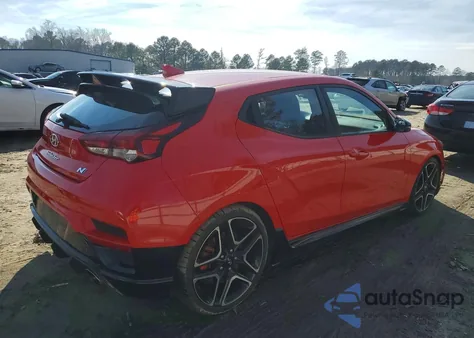 2020 Hyundai Veloster N z USA, uszkodzony, nr VIN KMHT36AH9LU008036